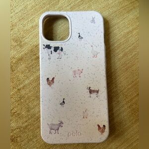 Pela Pink Farm Animals iPhone 13 Case